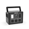 BRIDNA 1800W Portable Solar Generator with LiFePO4 Battery for Camping and Emergency Backup